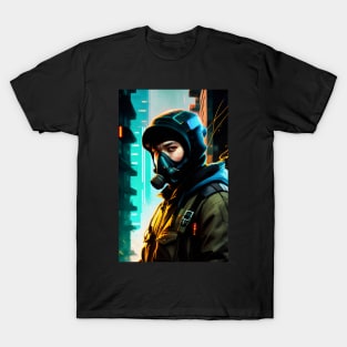 Abstract Cyberpunk Man T-Shirt